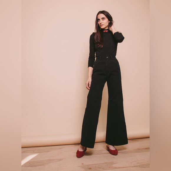 ✨CARLEEN✨Nellie Wide Leg Jeans - Picture 3 of 5